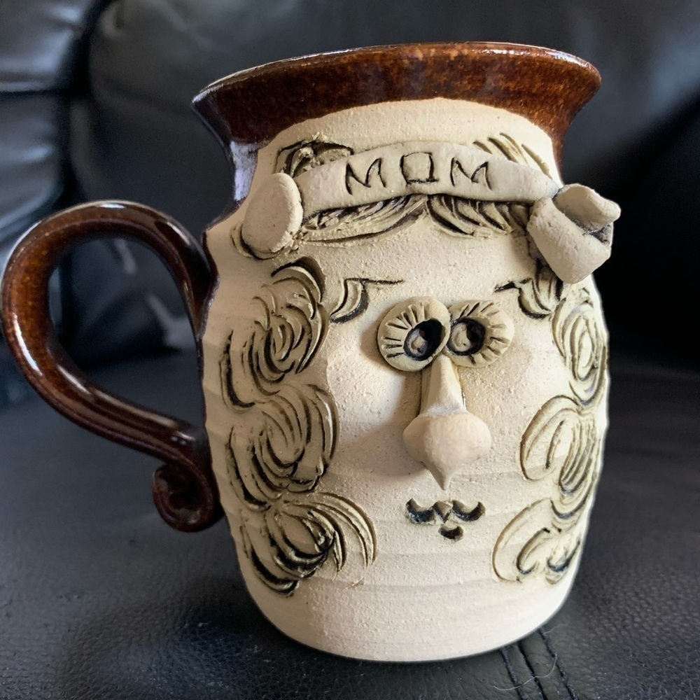 Teigland Bradford Pottery "Mom" Stoneware Mug
